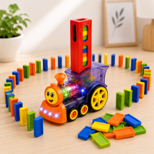 Domino Train Toy Set for Kids