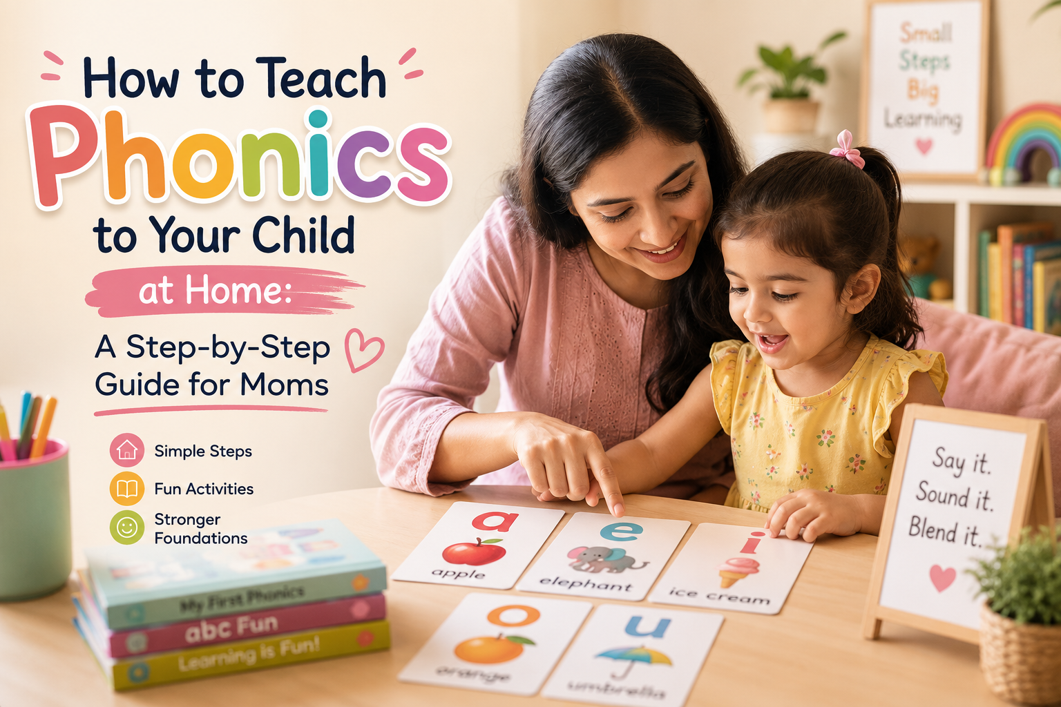How to teach phonics to your child at home