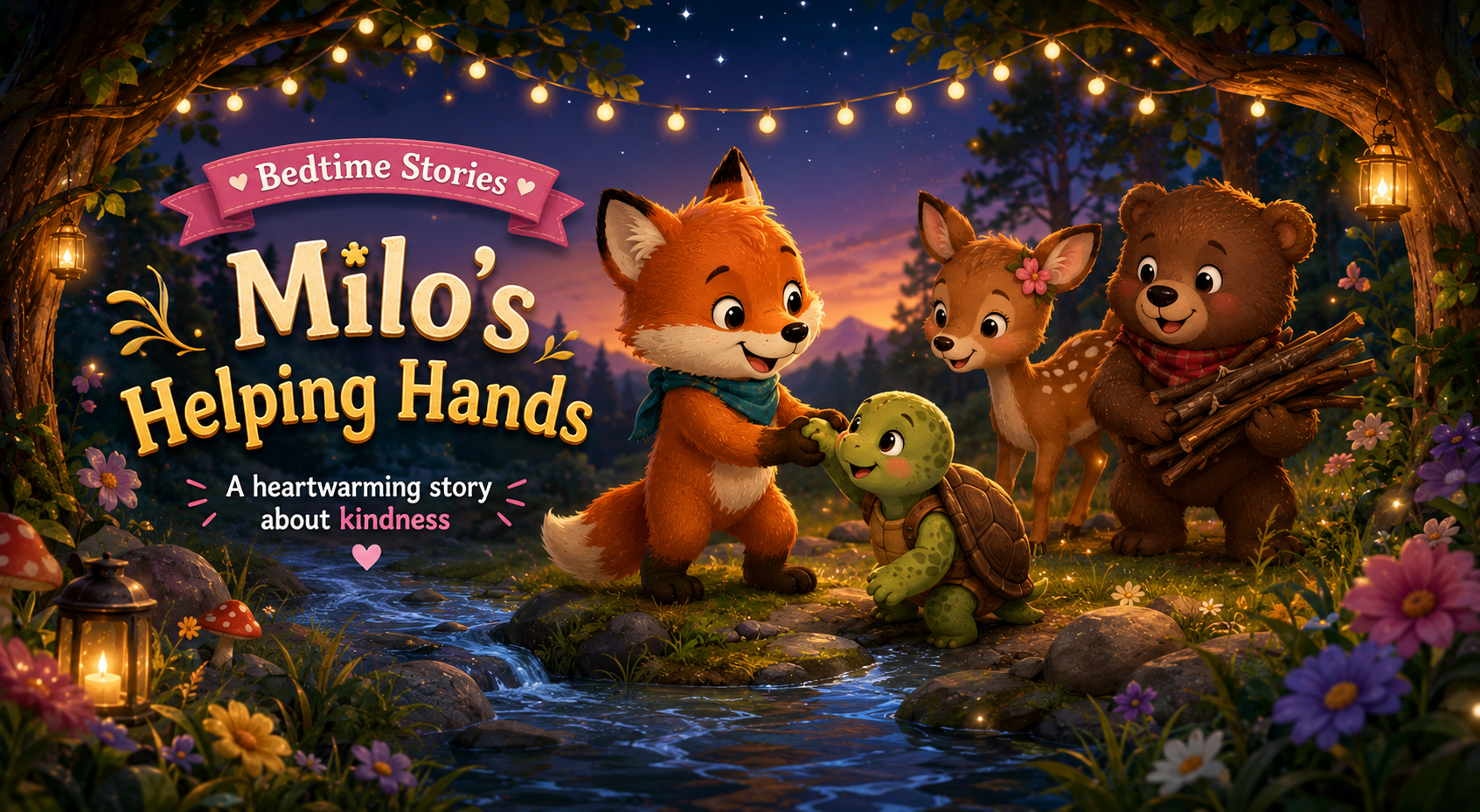 Milo's Helping Hands - Bedtime story for ages 2-4