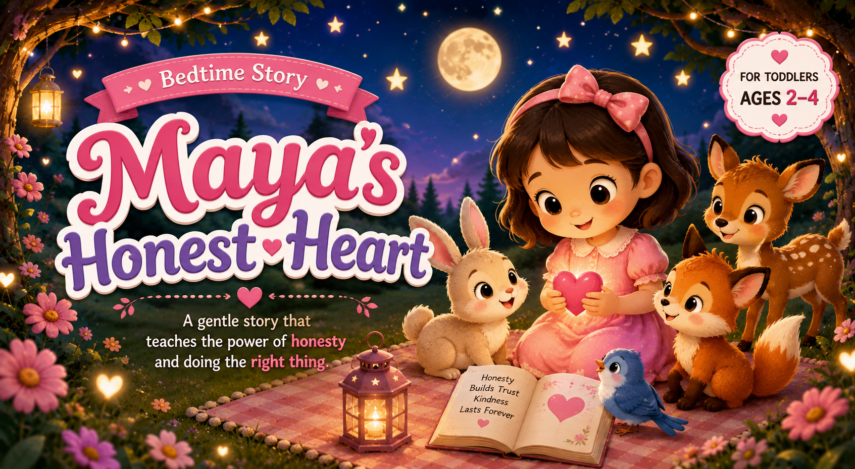 Maya's Honest Heart - Bedtime story for ages 5-7