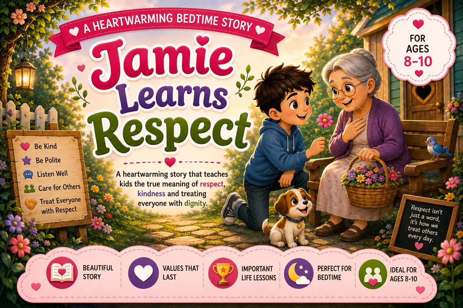 Jamie Learns Respect - Bedtime story for ages 8-10