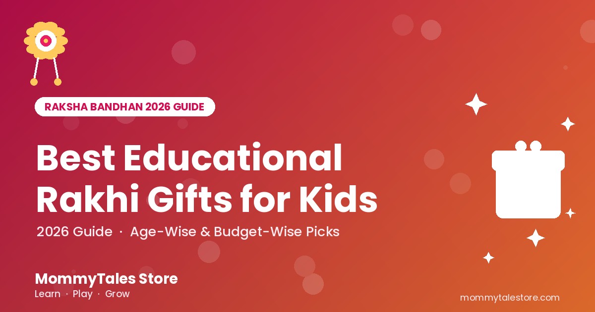 Best Educational Rakhi Gifts for Kids in 2026 - MommyTales Store gift guide