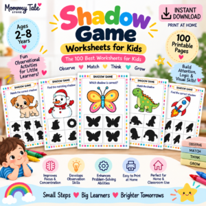 Shadow Matching Worksheets